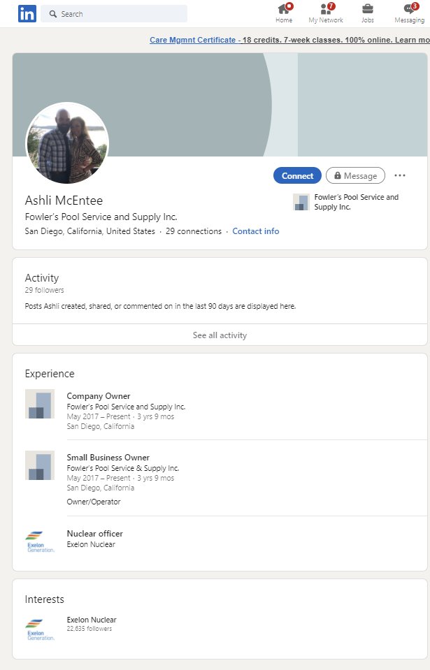 Her husband was a Marine. https://www.facebook.com/ashli.mcentee&nbsp; https://www.linkedin.com/in/ashli-mcentee-92034a135/ https://www.kusi.com/kusi-news-confirms-identity-of-woman-shot-and-killed-inside-us-capitol/Our government enforces lockdowns on small business owners.Then they are executed in the "People's Capitol." https://twitter.com/CastleRock33/status/1346979601533300737?s=20