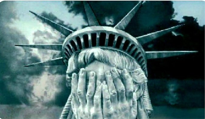 mayadejong's tweet image. A bad day for democracy.