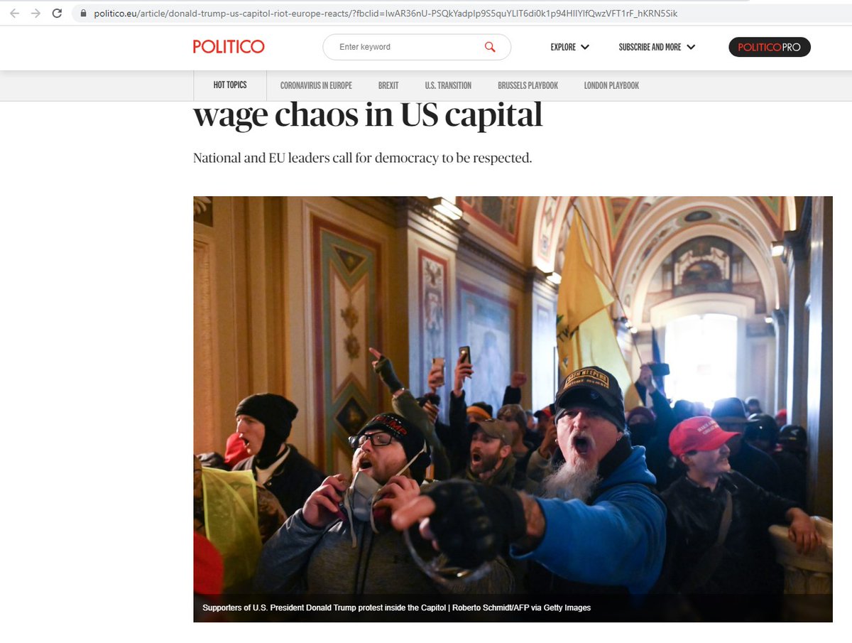 Thunder_Stuff's tweet photo. Excuse us, but is that Jon Schaffer from #IcedEarth inside the capitol building committing #sedition? Image from front page of @politico .eu website. #Metal #capitol #news #heavymetal https://t.co/iEA8ao0Zhs