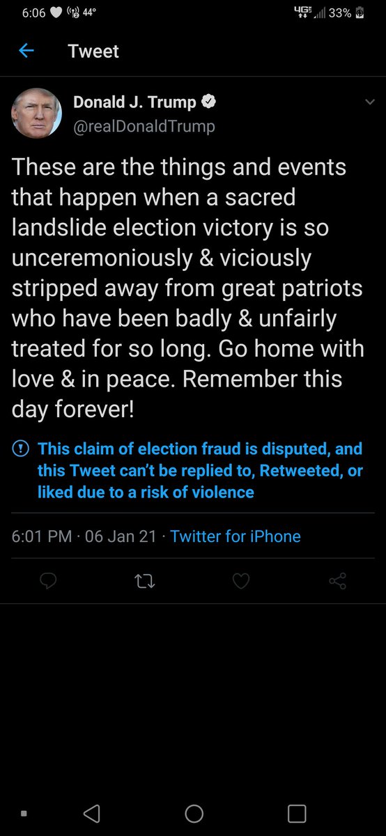 Ryan_inNC's tweet photo. So #Trump told them all to go home... Why??? 
Setting the stage???
#InsurrectionAct https://t.co/m9MWdWnRxW