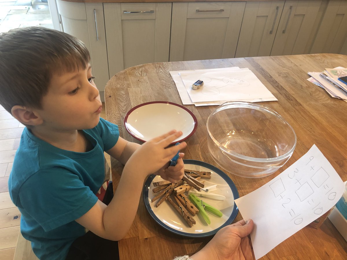 First home schooling day successful