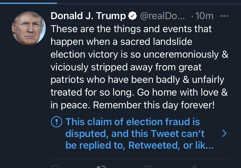 megmooch's tweet photo. @Twitter take it down. It justifies treasonous behavior. https://t.co/1T0PKmFAed