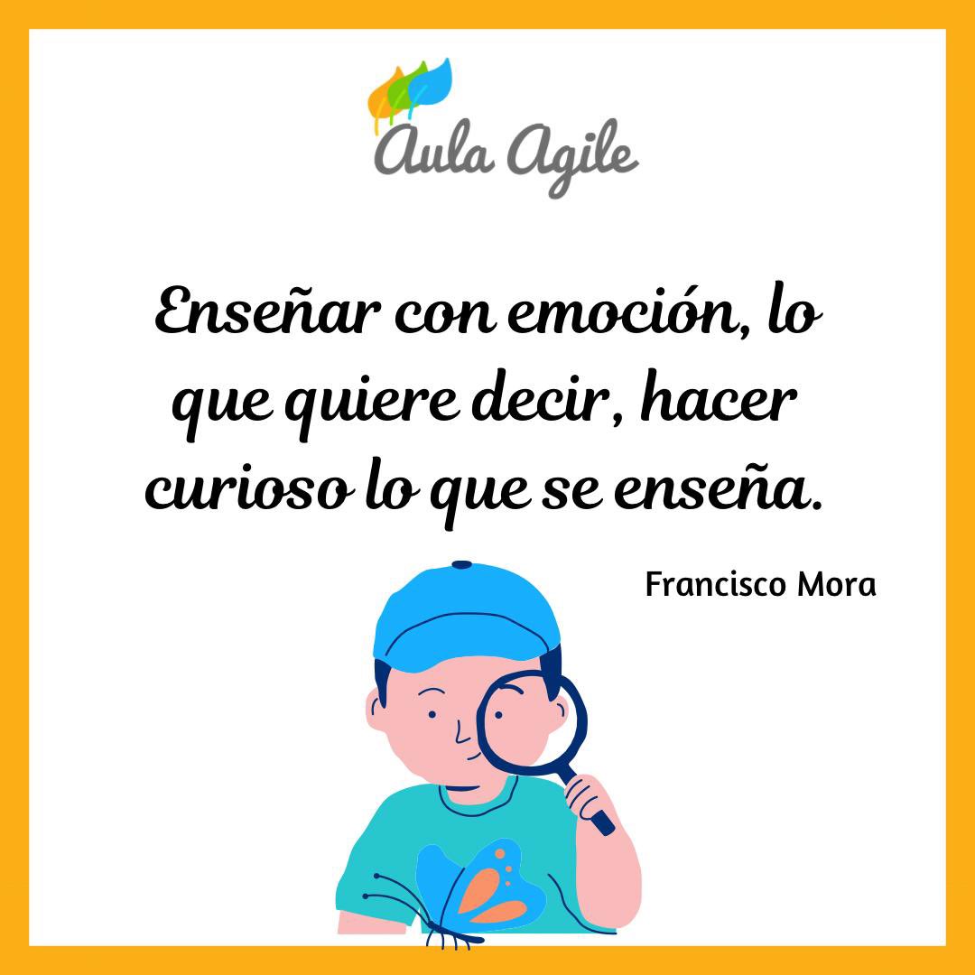 AulaAgile's tweet photo. Una manera de vivir la enseñanza es emocionando al que aprende, fomentemos la curiosidad desde el aprendizaje y nos sorprenderemos de todo lo que pueden hacer nuestros estudiantes. https://t.co/k9mR2vUEe8