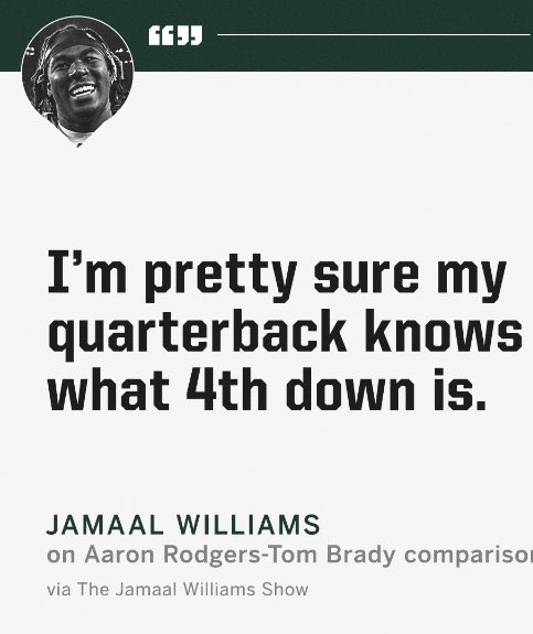 LarryChiang's tweet photo. @RespectDaBeard1 @TomBrady @RandyMoss Green Bay, this year.
Best trash talker is Cameron Brate. Insta: #CamBamGram. He learned #reverseTrashTalk at Naperville Central where Sean Payton went
NCHS mentors #ReverseTrashTalk. https://t.co/piUPgOfklD