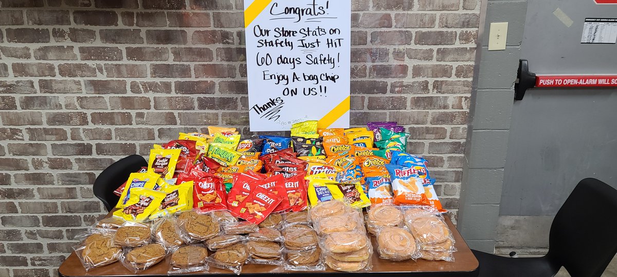 John DiClementi (@jdiclementi) on Twitter photo Store 2507 celebrating 60 days safe with some snacks. Congrats team, now let's keep the safe days moving to 365. <a href="/erica_mclaurin/">Erica 2584</a> <a href="/b_mungul/">Brian Mungul</a> <a href="/EricWal29158377/">Eric Walker</a> <a href="/binkyright/">David Thomas</a> @ShavonneB_2507 Store 2507 celebrating 60 days safe with some snacks. Congrats team, now let's keep the safe days moving to 365. <a href="/erica_mclaurin/">Erica 2584</a> <a href="/b_mungul/">Brian Mungul</a> <a href="/EricWal29158377/">Eric Walker</a> <a href="/binkyright/">David Thomas</a> @ShavonneB_2507