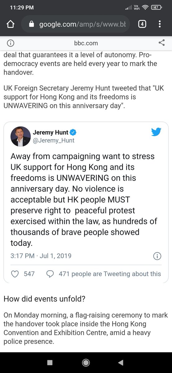 saukei69's tweet photo. @BBCWorld When the rioters did the same thing in hk this is what Jeremy c#nt said. https://t.co/SGhJRLG4dD