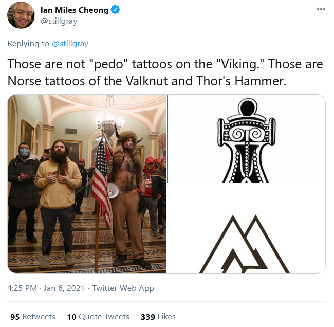 RussellSieg's tweet photo. "Valknut"
#OpHumiliation
#QueerAnon https://t.co/1LXwn4SFo2