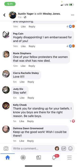 He works for a business that depends on government contracts  https://www.facebook.com/austin.yager.9&nbsp;