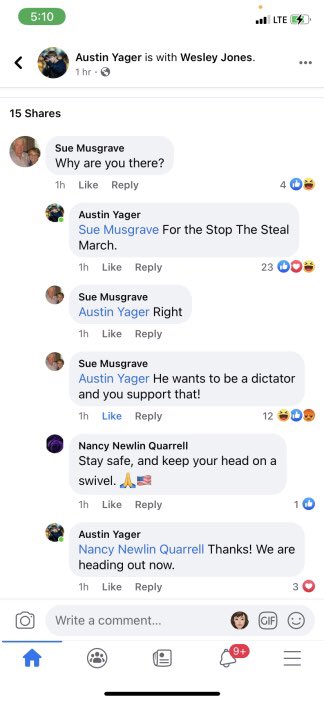 He works for a business that depends on government contracts  https://www.facebook.com/austin.yager.9&nbsp;