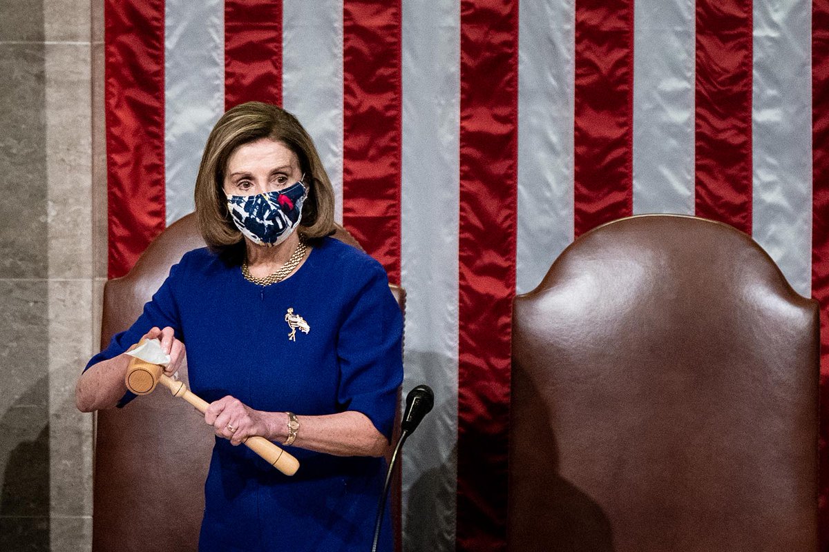House Speaker Pelosi announces leaders of Congress have decided to resume the joint session tonight to certify President-elect Biden's win once the Capitol is 'cleared for use' cnn.it/39bZJ6C