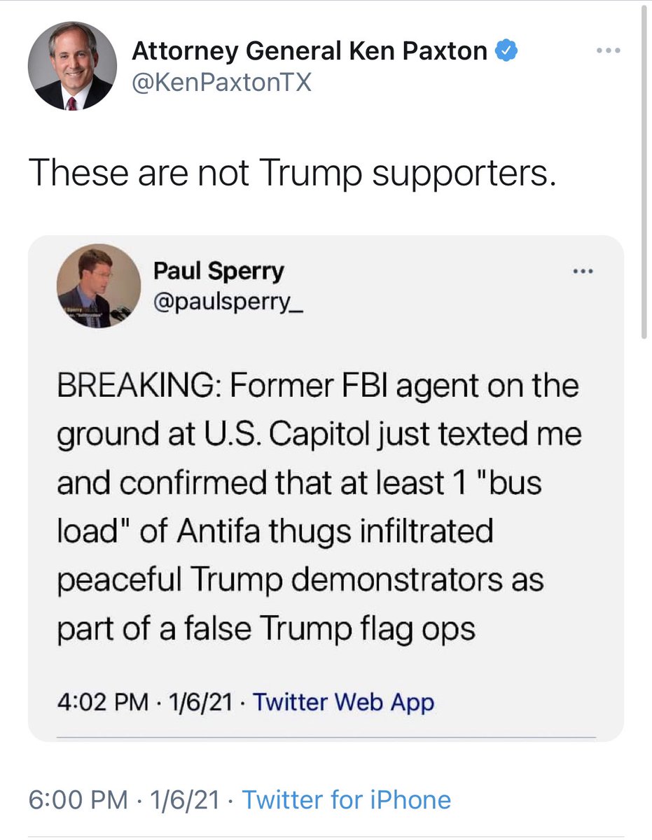 Just destroy the entire GOP. Every part of it. No one should for another Republican anywhere in this country.  https://twitter.com/kenpaxtontx/status/1346954747996205062