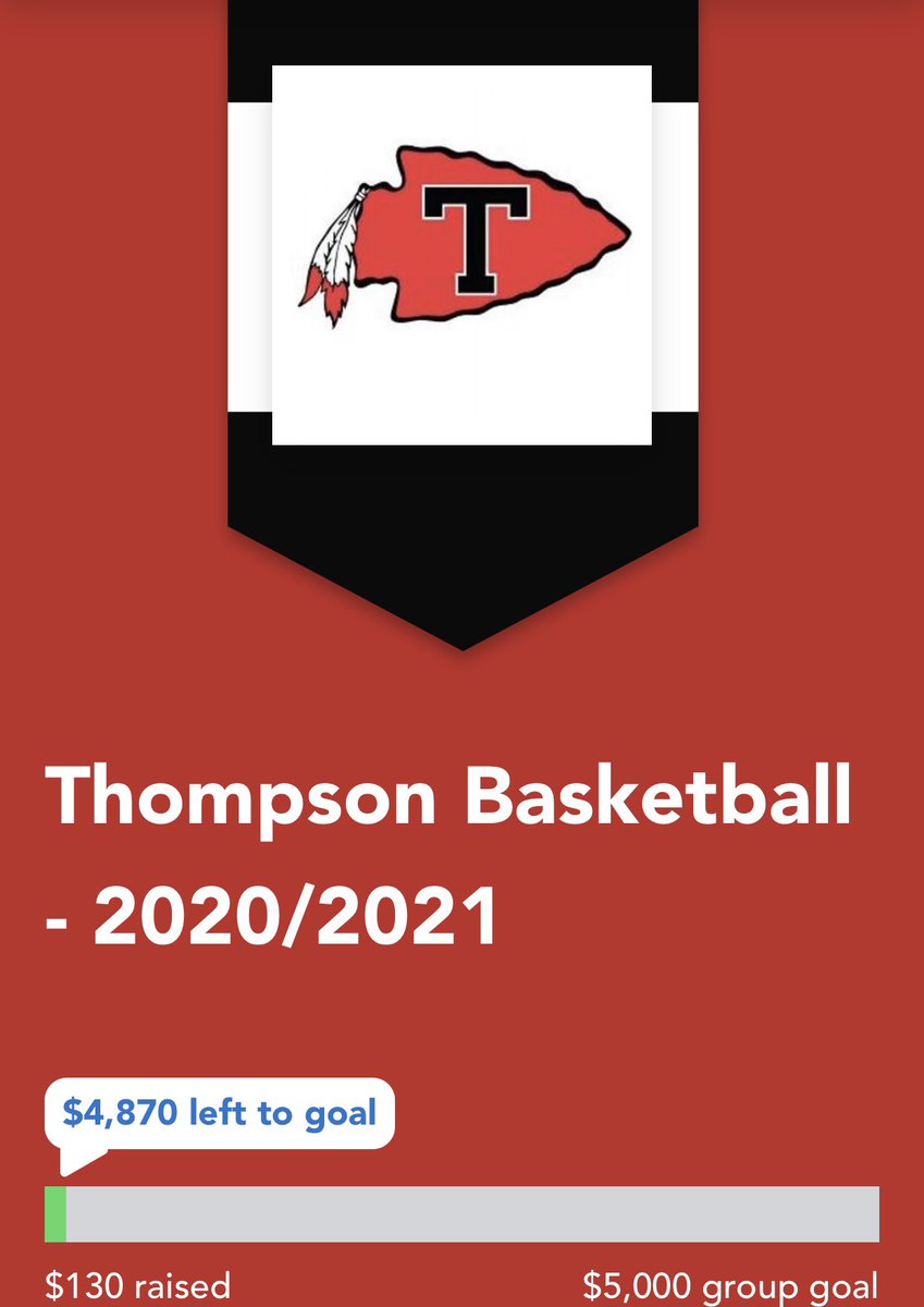 Thompson Basketball are partnering w/ Snap-Raise in order to raise money for 2020/2021 season. Would you please consider donating? Thank you! snap-raise.com/fundraisers/th…