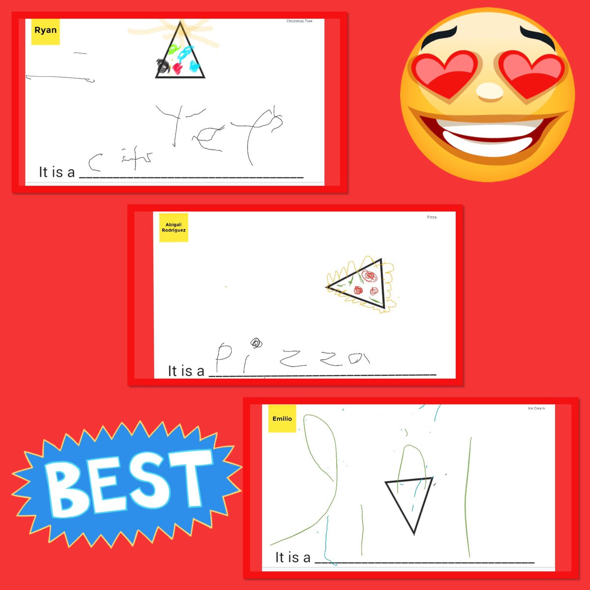 JanetColoma's tweet photo. BEYOND PROUD of my Little Learners first Class Book!!! Great small group lesson today working on @Tools_Mind Venger Drawings on their Touchscreen Chromebooks thanks to @WestNYSchools.  @GoogleForEdu @wnyecc #remotelearning #prekrocks #googlejam https://t.co/o0IkRfwqbx