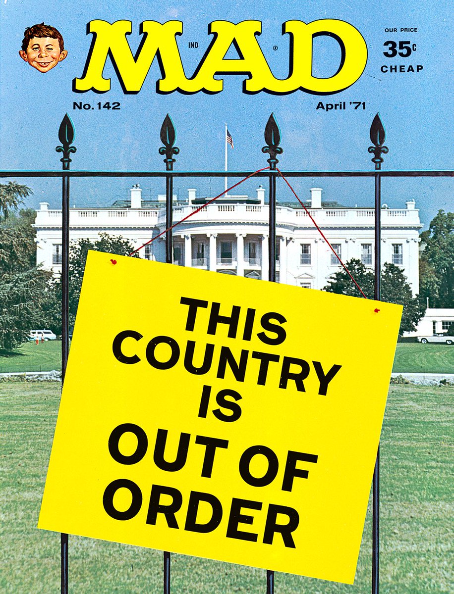 MADmagazine's tweet photo. Classic MAD Dept.
From MAD no. 142, April 1971
Artist: John Putnam https://t.co/qaeNHhCgZs