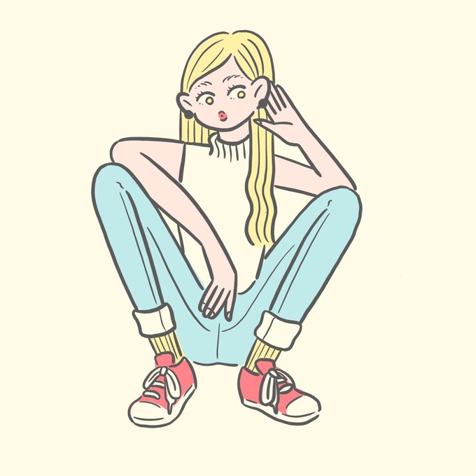 スニーカーのtwitterイラスト検索結果