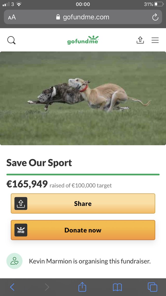 Amazing what coursing people can achieve. A testament of the willingness of the grassroots of the Irish coursing club to take on this cause and fight for what is our lawful right to course. Go forth and prosper.