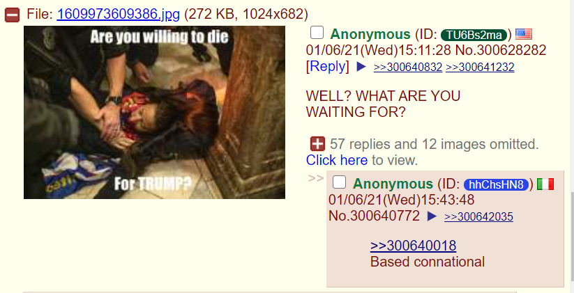 On 4chan there's a meme of "Are you willing to die for Trump." Replies read- "Its for the GOD EMPEROR" and other statements, jokes, and memes about the situation.