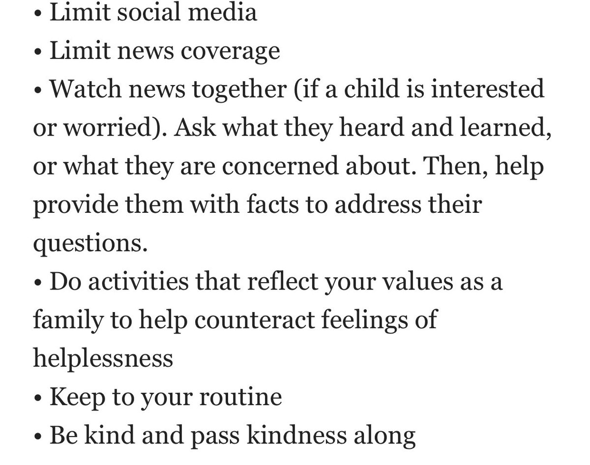 Ideas for supporting children’s mental health and well-being following tonight’s events.