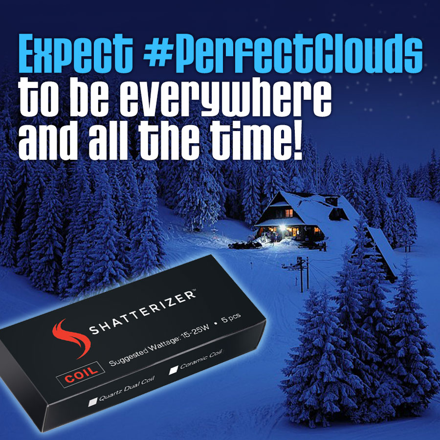 ShatterizerVape's tweet photo. Expect #PerfectClouds to be everywhere and all the time #Shatterizing Family: https://t.co/ou8Q0zvJft https://t.co/9iJxfOBmmx