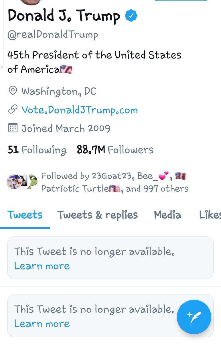 ladeehcares's tweet image. Frame 1: 2 Tweets that could lead to Civil War
Frame 2: Twitter deleted the tweets
Frame 3: Twitter locked account 

Retweet aggresively!