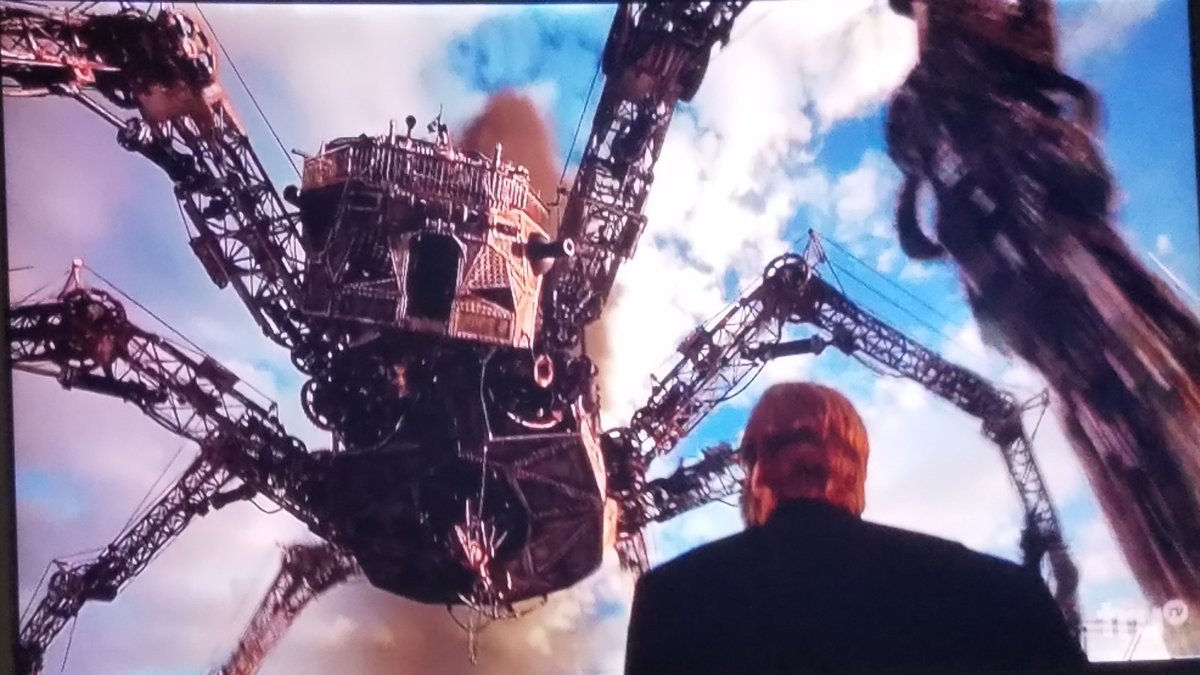 Aaron_Carpenter's tweet photo. Reminder that President Grant once fought a giant mechanical spider and won. #BetterPresident #WildWildWest https://t.co/LwHMqDRml4