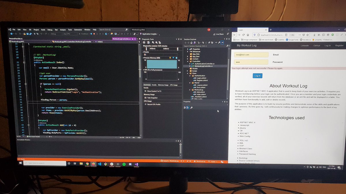 CoderQuayne's tweet image. I miss this environment. ASP.NET MVC I am coming back for you. 😠