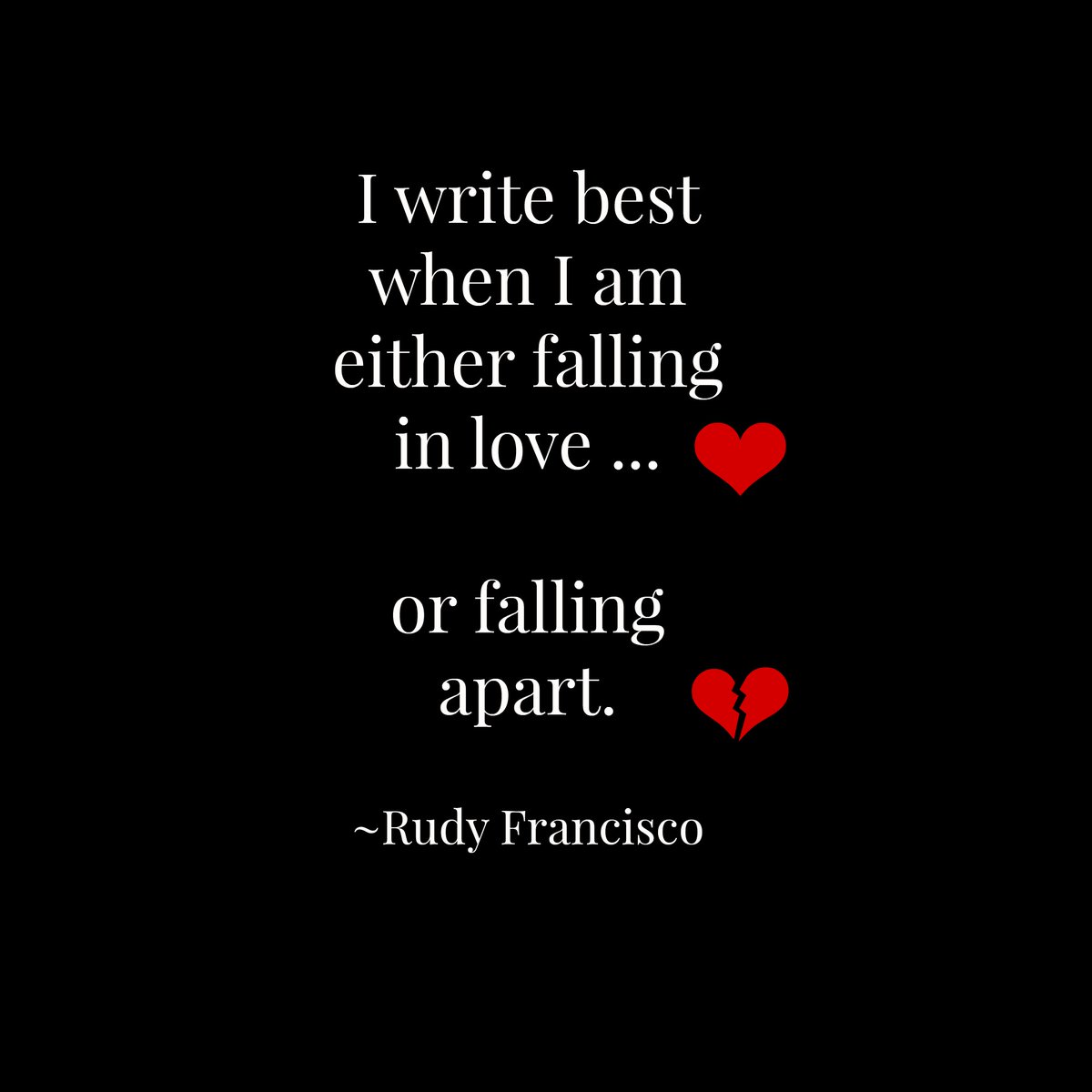 TeriMcGill's tweet photo. ✍🏻💜✍🏻💜✍🏻 #WRITE #RudyFrancisco #Quote #WritingQuote #Time2Write #IndieAuthors #Author #Writer #SupportIA #AmWriting #WritersLife #SelfPub #RomanceNovels #WriterProblems #AspiringAuthors #AmWritingRomance @WritingPromo @LARARWA @romancewriters @tw4rw @now_writer @AuthorShout https://t.co/BCNvLk2Sr0