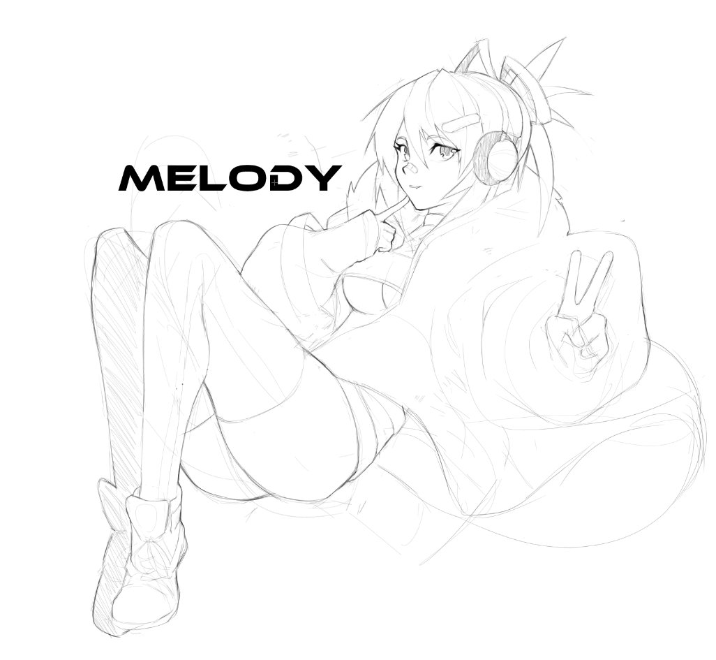 Birdman358's tweet photo. @ProjektMelody Had a friend do a sketch 💯👌. Drawn by @CoronaBright https://t.co/Rm9Ihwr6ue