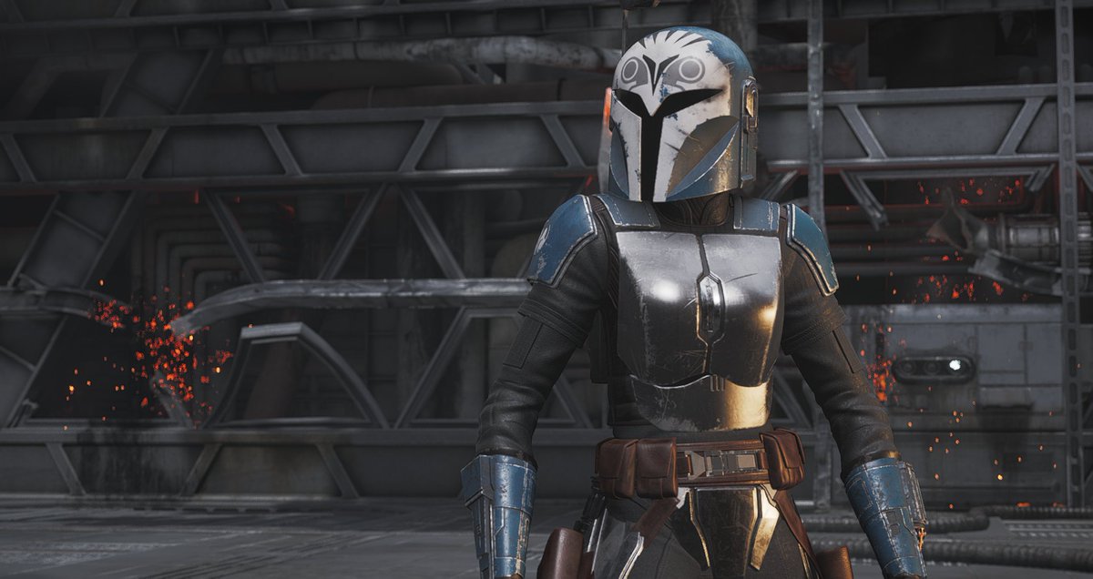 AlexPo21's tweet photo. Just finished Bo-Katan mod for #JediFallenOrder. 
Download: https://t.co/ceAkIUbt3Q

My 7th female character mod for the game. 
A voice actress willing to redo all of Cal's voice lines would be pretty cool at this point. https://t.co/KCCfHJQfwS