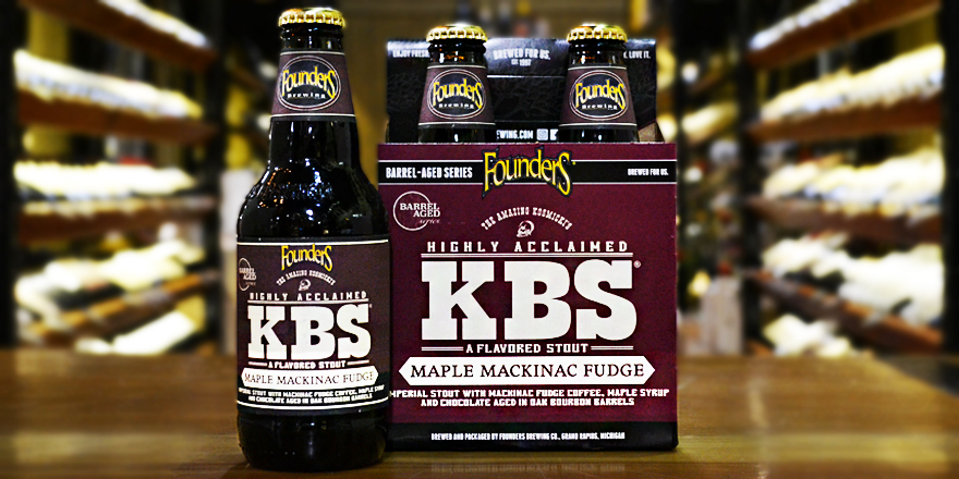 JunglesBeerGuy's tweet photo. Rated one of the best beers in the world by Beer Advocate, Founders KBS Maple Mackinac Fudge is a bold new take on the barrel-aged classic. Made with Mackinac Island fudge coffee, rich maple syrup, chocolate, and aged in oak bourbon barrels. Grab a 4-pack before they're gone! https://t.co/JU3x7dbMMt