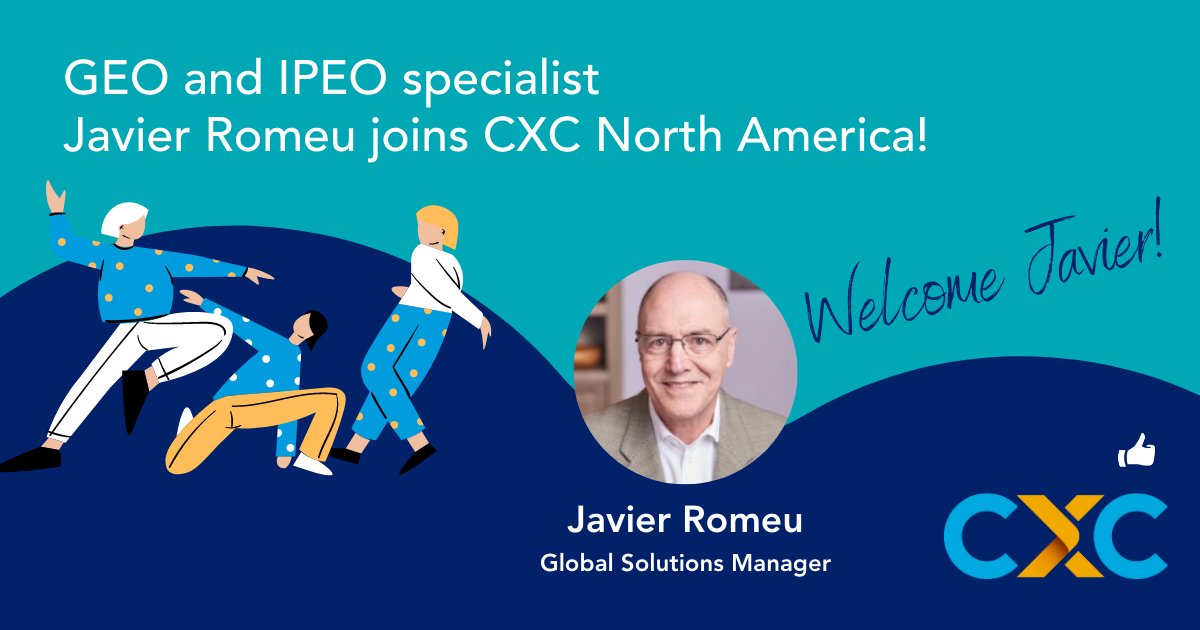 KJHopkinsDuvall's tweet photo. Welcoming our newest team member! GEO and IPEO Specialist Javier Romeu, joins the CXC Global Americas team https://t.co/AJ9BRdhMQW #gei #ipeo #workforcemanagement #globalworkers #hroutsourcing #iccompliance #totalworkforce #remoteworkers https://t.co/cL2byf2D1C