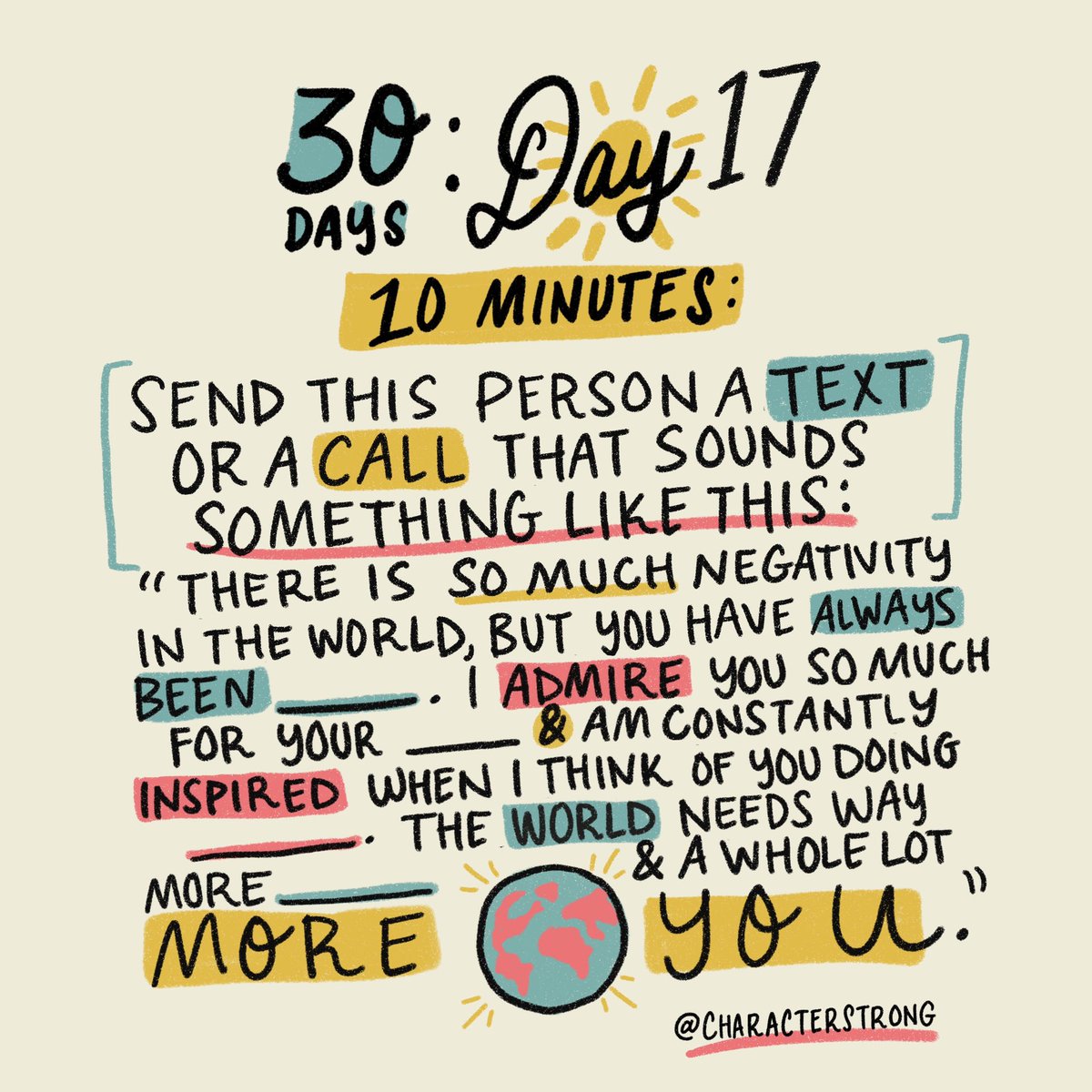 IntentionalOf's tweet photo. Don’t forget to do our weekly challenge!! You still have time to be a light in someone’s day. https://t.co/qvaiJxo0Kl