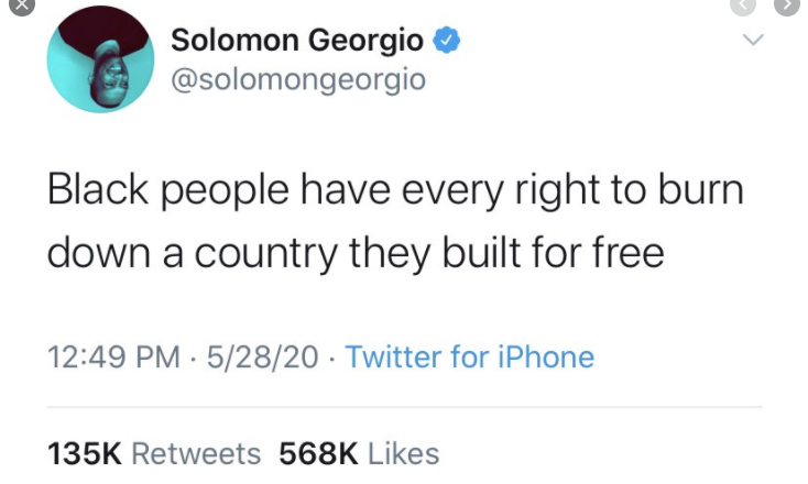 _LukeCSkywalker's tweet photo. Calling for violence is a-okay if Twi++er likes your politics

Calling for peace can get you banned if Twi++er doesn't like your politics

We're experimenting with totalitarianism, and half the country seems to think it's a blessing.  This is going to end very badly for America. https://t.co/aaH2B2xh4M