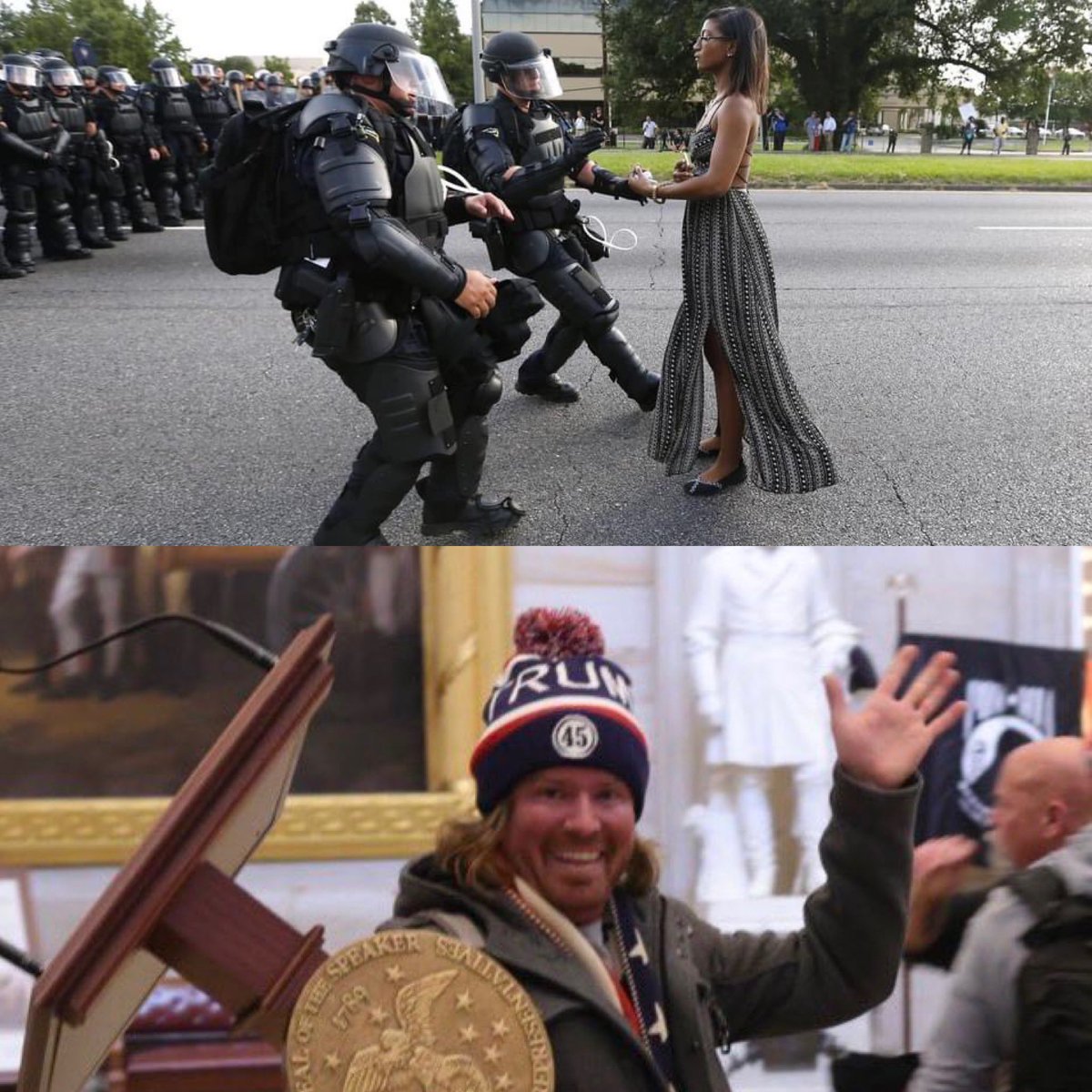 freaksfly28's tweet image. The most disturbing photos coming from #WashingtonDC.
I just can't keep my mouth shut after seeing all the chaos that's going on. 
#capitol #whiteprivilege