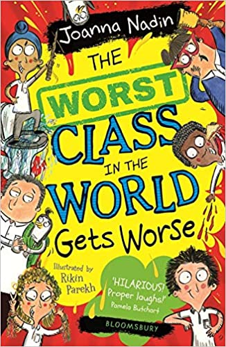 The Worst Class in the World Gets Worse by  @joannanadin and  @r1k1n Stanley and Manjit didn't LITERALLY mean to flood the toilets when they should've been monitoring the playground. And they definitely didn't LITERALLY mean to bring a penguin home from the zoo on the school trip