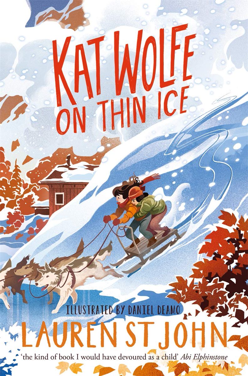 Kat Wolfe on Thin Ice by  @laurenstjohn Kat and Harper can’t wait to join their parents on a winter vacation in a mountain cabin in the US. But a series of misadventures result in them being in the wrong place at the wrong time. Alone.