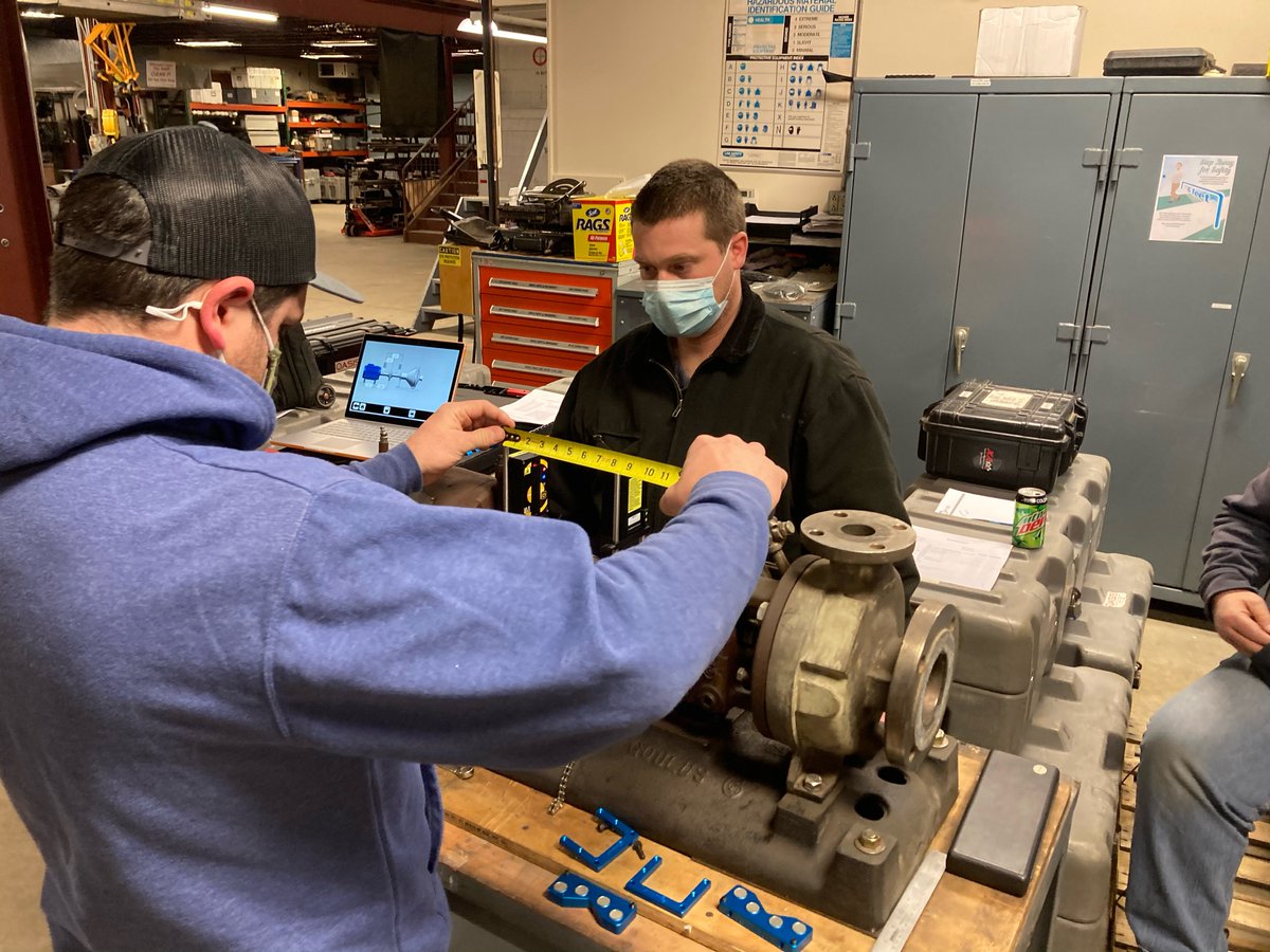 VIBROLASER's tweet photo. An exciting day training some of the worlds best alignment experts on how to use the only multi-operating system...easy-to-use laser precision measurement and alignment system #ios #android #windows #laseralignment #flatness #parallelism #shaftalignment #getaligned #vibrolaser https://t.co/jzH9iKo0Ab
