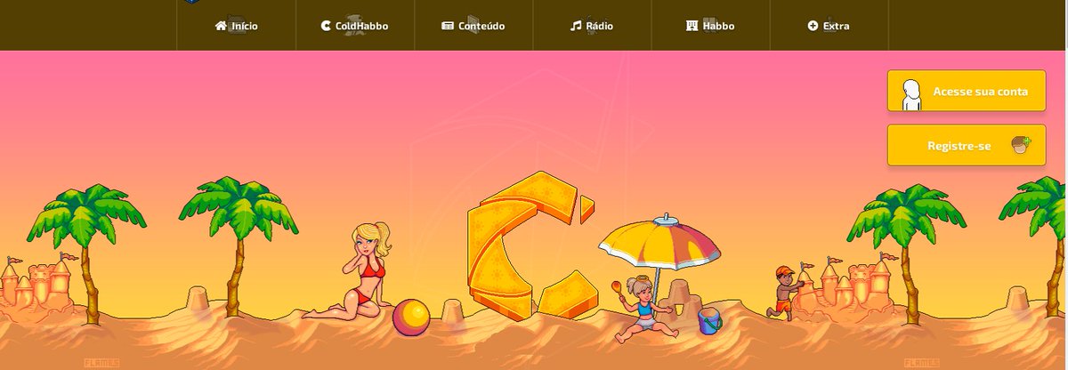 ColdHabboFS's tweet photo. Já passou pelo nosso site hoje? Estamos em clima tropical, nossa campanha de férias esta quase começando. #VemAi #AvanteCold @HabboPTBR https://t.co/yBeAYOsmNa