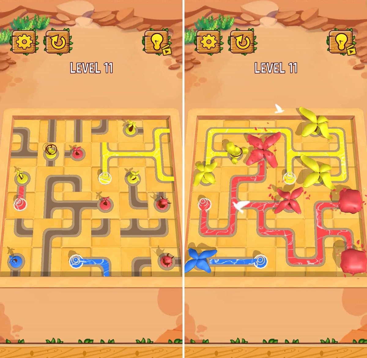 Gamefoliage Pa Twitter Water Connect Puzzle レビュー 水道を繋げて花を咲かせるパズルゲーム T Co Rnuywjckzr スマホゲーム