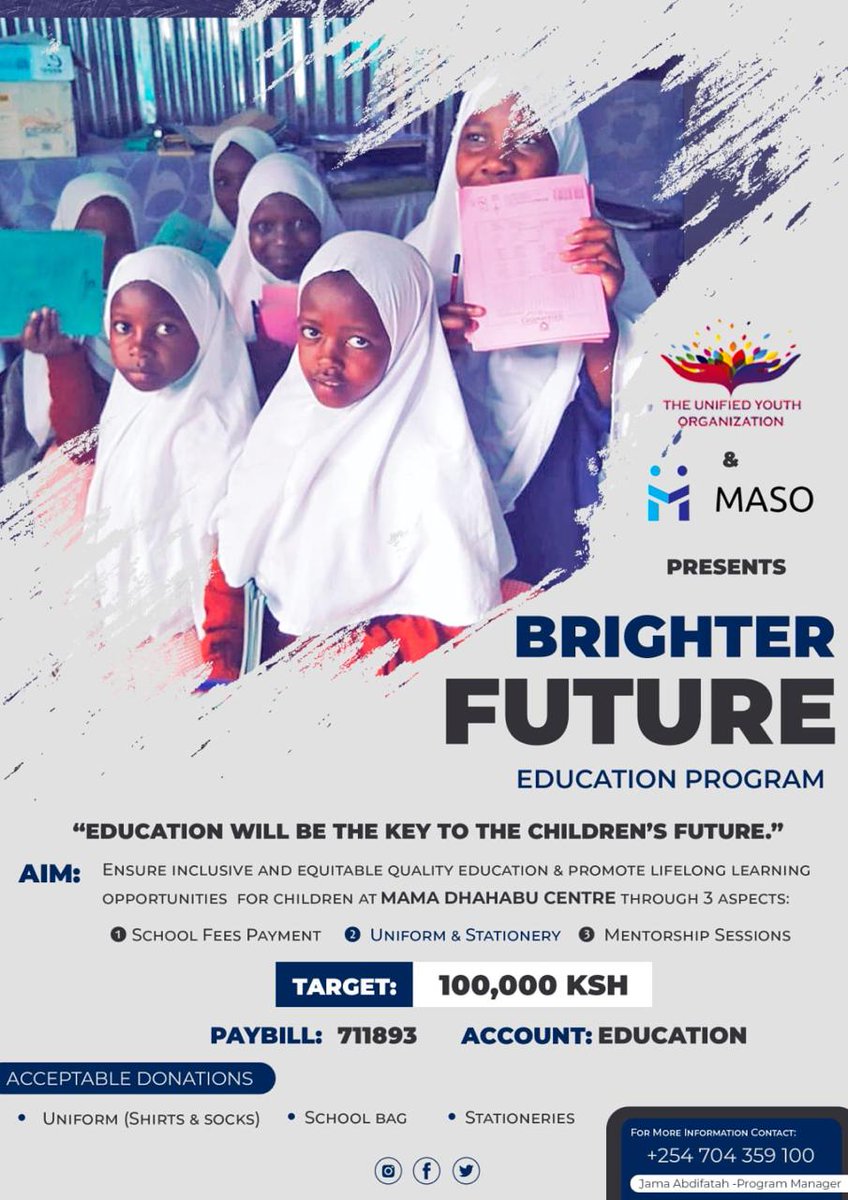 amiramiin's tweet photo. Let us be great fathers, brothers and sisters to this orphans by providing them with education.
Join us @MakeASmileOrg @unifiedyouth_17 in achieving this goal https://t.co/0RRJcxVmb0