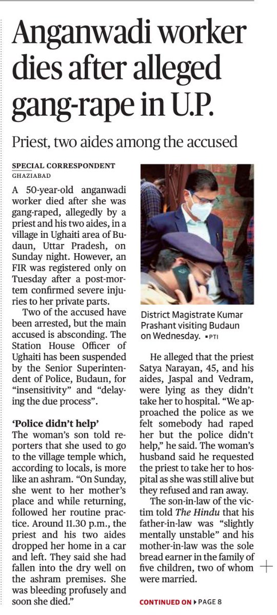 SitaramYechury's tweet photo. BJP's 'jungle raj' in Uttar Pradesh. https://t.co/1s61WezGEE
