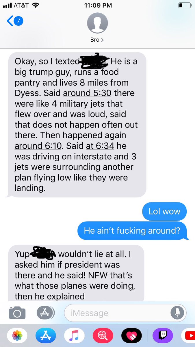 drew_berndsen's tweet photo. @CodeMonkeyZ Looks like there’s truth to 45 being in Abilene. Had this conversation with my brother over an hour ago who lives in Dallas. https://t.co/5XEIS6flWC