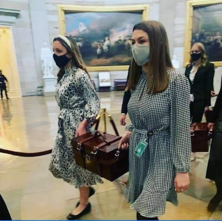 These are the women - Senate aides - who saved the republic by safeguarding the votes: