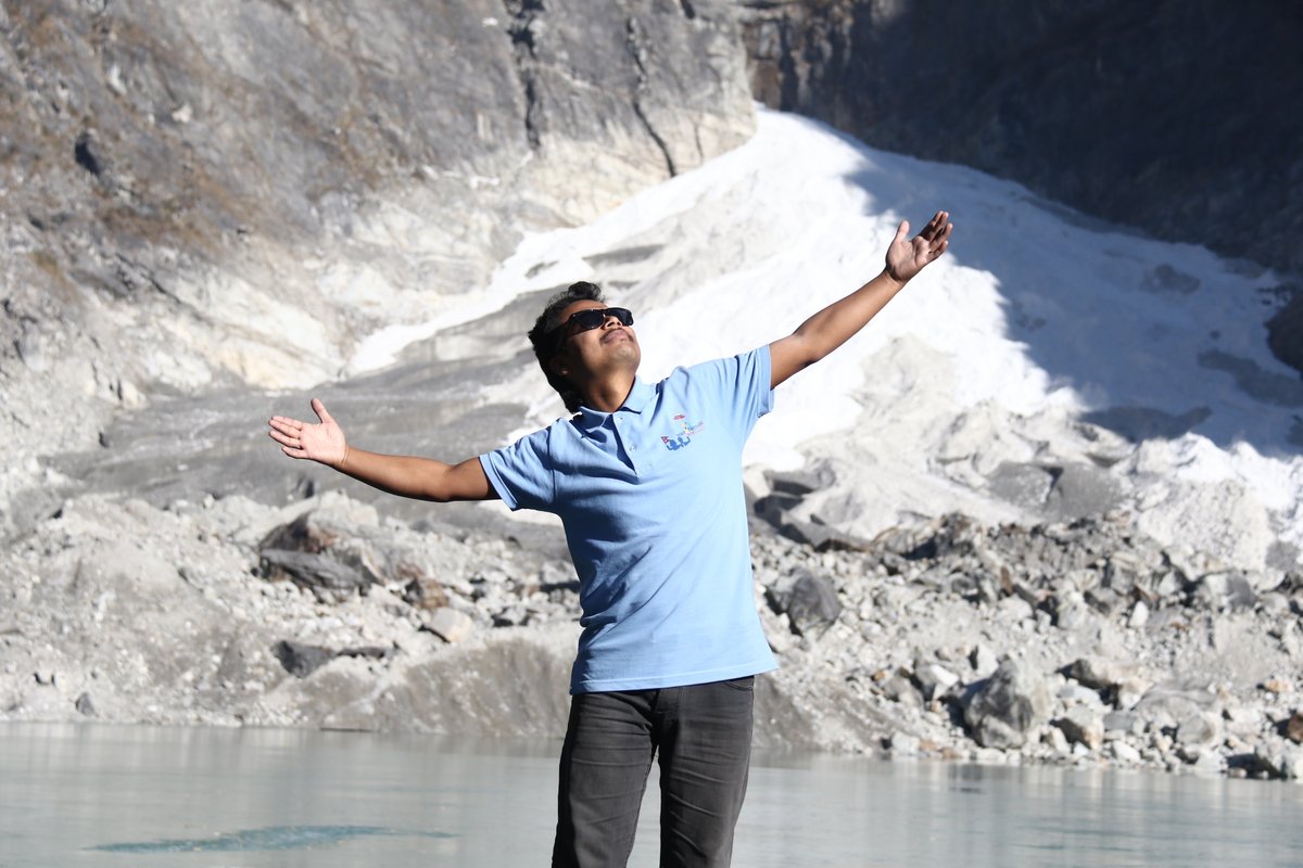 KirajGainju's tweet photo. Peace at the lowest glacial lake of Nepal -Kapuche Lake
#TourismAndRuralDevelopment https://t.co/DyC67a5Q0L