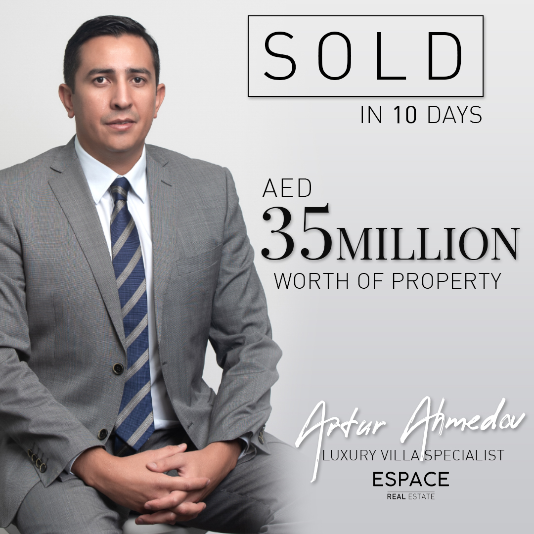 Unbelievable work by our Artur our top performing agent of 2020 who has sold 35 million Dirhams worth of properties in just 10 days during December #penhouse #villa #townhouse. 
2021 we are ready for you! 🕺🏽