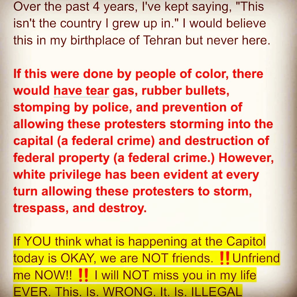 Pugslysgrl's tweet photo. #DemocracyMatters #DemocracyUnderAttack #Fascism #racist #attackcapital #attemptedcoup #coupfailure #whiteprivilege https://t.co/fYOdauUp34