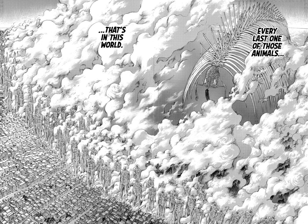 Apakah Eren yg sekarang jahat? Iyalah gila nginjekin orang2, bahkan sebagian besar mereka warga sipil yg gatau apa2.