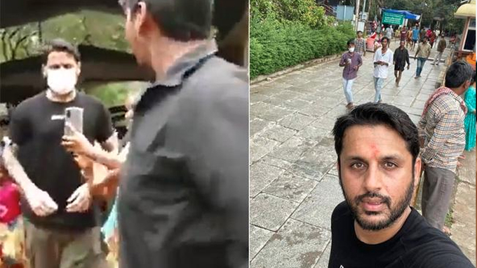 nithin, hero nithiin, nithiin visits tirumala, tirumala, nithiin at tirumala, nithiin following pawan kalyan, tirumala venkateswra swamy, tirumala temple, nithiin reached tirumala temple by walk way. నితిన్, తిరుమల శ్రీవారు, ఓం నమో వేంకటేశాయ