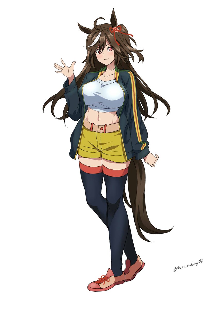 キタサンブラック(ウマ娘) 「ちょっと未来のキタサンブラックちゃん 」|黒烏龍🐟のイラスト