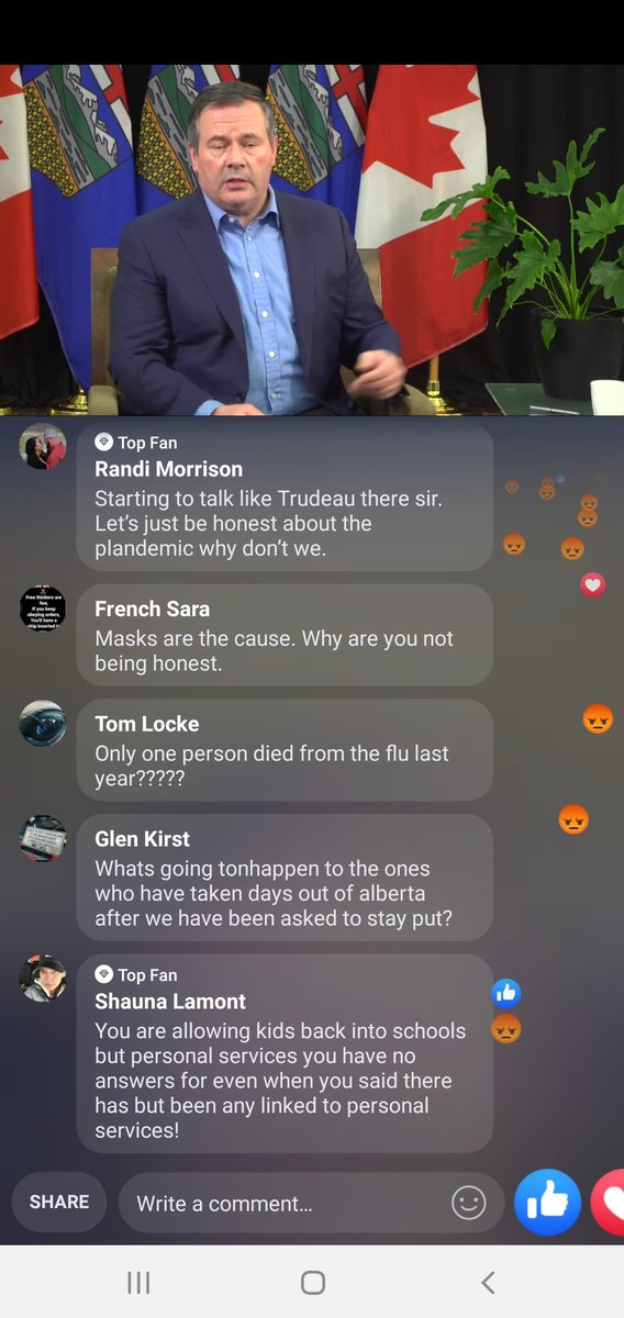 And there are comments.